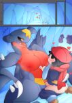  alpha_pok&eacute;mon anthro big_breasts blush breast_play breast_suck breasts claws clothing dragon erection female garchomp genitals hair hi_res hinata_sakamoto human male male/female mammal nintendo nipples nude penis pok&eacute;mon pok&eacute;mon_(species) sucking tongue video_games 