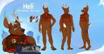 2024 5_fingers 5_toes absurd_res anthro antlers avian background_character bell bell_collar belly biped bird black_body black_feathers black_nose blue_background blue_eyes bovid bovine brown_arms brown_belly brown_body brown_butt brown_chest brown_fur brown_head brown_legs building butt cattle character_name chest_tuft collar corvid corvus_(genus) crow deer digital_drawing_(artwork) digital_media_(artwork) english_text feathers featureless_crotch feet fingers flat_colors front_view fur gender_name gingerrey hand_on_building hand_on_hip hand_on_own_hip harness harness_only heli_(heliguy) hi_res hooved_fingers hooved_toes hooves horn jingle_bell looking_at_another macro male male_(lore) male_anthro mammal model_sheet new_world_deer nude nude_anthro nude_male oscine outline passerine rear_view red_collar red_harness side_view simple_background sitting slightly_chubby slightly_chubby_anthro slightly_chubby_male solo solo_focus species_name standing tail text toes tuft white-tailed_deer white_body white_fur white_outline white_tail