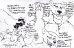  2024 4_fingers 5_toes ankles_tied anthro anthro_on_anthro balls baseball_cap bdsm bear big_breasts big_dom_small_sub blush bodily_fluids bound breasts canid canine claws clothing dialogue digit_ring disney dominant dominant_female duo english_text erection feet female finger_claws fingers foot_fetish foot_on_face fox fur genitals hat hate_sex headgear headwear hindpaw humanoid_feet humanoid_hands interspecies jewelry larger_female major_friedkin male male/female mammal nick_wilde paws penis plantigrade polar_bear ring rope shirt size_difference smaller_male snout submissive submissive_male sweat sweaty_feet text thebigmansini toe_claws toe_ring toes topwear ursine wrists_tied zootopia 