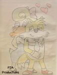  anthro bow_ribbon canid canine clothing crossover crown female fox gloves handwear headgear hi_res loon male male/female mammal miles_prower pja20artist prom_dress sega shirley_the_loon sonic_the_hedgehog_(series) sonic_x tiny_toon_adventures warner_brothers 