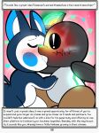  absurd_res anthro blush duo emolga english_text exio_(rodent_powered) eyes_closed female generation_5_pokemon heart_symbol hi_res kissing living_machine machine male mammal narration nintendo pink_background pokemon pokemon_(species) pokemon_mystery_dungeon rodent rodent_powered_(softestpuffss) simple_background skye_(rodent_powered) softestpuffss spike_chunsoft steam text trans_(lore) trans_man_(lore) 