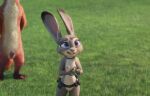  anthro canid canine disney duo edited_screencap female fox fur grey_body grey_fur hi_res judy_hopps lagomorph leporid male mammal nick_wilde nude purple_eyes qupostuv35 rabbit standing zootopia 