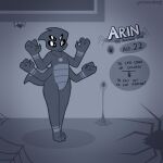 2_toes 3_fingers 4_arms 4_eyes ambient_arachnid ambient_arthropod ambient_spider anthro arachnid arin_(imbynova) arthropod arthropod_webbing artist_name black_eyes character_name digital_media_(artwork) english_text featureless_chest featureless_crotch feet femboy fingers full-length_portrait grey_body hi_res imbynova inside jewelry looking_at_viewer male model_sheet mouth_closed multi_arm multi_eye multi_limb necklace necklace_only nude portrait pupils solo spider spider_web standing stated_age text thick_thighs three-quarter_view toes white_pupils wide_hips 