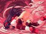 all_fours asamiya_athena blush breasts bukkake closed_eyes cum hairband long_hair medium_breasts mermaid_(artist) monster no_panties pantyhose pussy rape red_hairband shirt_lift sideboob snk solo tentacles the_king_of_fighters the_king_of_fighters_'97 torn_clothes uncensored 