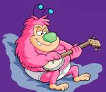  banjo_(instrument) belly cartoon_network clothed clothing fuzzy_lumpkins hi_res male monster musical_instrument overweight plucked_string_instrument powerpuff_girls smile solo string_instrument topless underwear utoonoddity28 