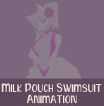  animated bodily_fluids breast_milking breasts breathe breathing canid canine clothing flower fox hot_pink invalid_tag lactating mammal milk milk_pouch plant plastic slow soft swimwear translucent white 