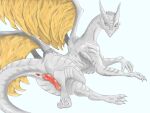 absurd_res ancient_dragon_lansseax animal_genitalia animal_penis anus butt claws crossgender dragon elden_ring feral fromsoftware genitals hi_res lying male mythological_creature mythological_scalie mythology nude on_side penis presenting presenting_anus presenting_hindquarters presenting_penis raised_wings scalie slit_penis solo solo_focus toe_claws wings zulu_uwu
