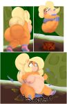  7-light-of-shadows-7 activision anthro bandicoot big_breasts blonde_hair breasts butt butt_expansion clothed clothing coco_bandicoot comic crash_bandicoot_(series) expansion female green_eyes hair hi_res mammal marsupial nipples overweight ponytail solo thick_thighs torn_clothing video_games wide_hips 
