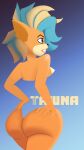 7-light-of-shadows-7 activision anthro bandicoot big_butt blue_eyes butt crash_bandicoot_(series) female hi_res mammal marsupial negative_space simple_background solo tawna_bandicoot thick_thighs video_games wide_hips 