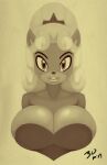  7-light-of-shadows-7 activision anthro bandicoot big_breasts breasts clothing coco_bandicoot crash_bandicoot_(series) female hi_res huge_breasts looking_at_viewer mammal marsupial monochrome sepia simple_background solo video_games 