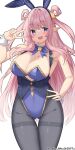  1girl absurdres breasts hatsune_(princess_connect!) highres playboy_bunny princess_connect! yamano_rokamizu 