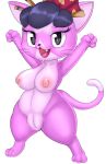  absurd_res animal_genitalia anthro big_breasts breasts capikeeta domestic_cat felid feline felis female genitals hi_res kate_(suspects) mammal pussy suspects 