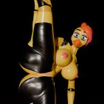 3d_(artwork) animatronic anthro avian bird breasts chicken digital_media_(artwork) female five_nights_at_freddy&#039;s five_nights_at_freddy&#039;s_2 freekiller galliform gallus_(genus) genitals hi_res machine phasianid presenting presenting_pussy pussy robot sagging_breasts scottgames solo toy_chica_(fnaf) toy_chica_(psychojohn2)
