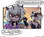  helltaker malina_(helltaker) pupawaria vanripper_(style) zdrada_(helltaker) 