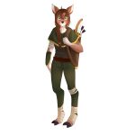  1:1 absurd_res anthro biped birb_cafe cervid clothed clothing digital_media_(artwork) faith_starsong_(birb_cafe) female fur hair hi_res kasscabel looking_at_viewer mammal smile solo 