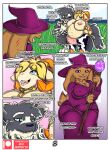  anthro belly big_belly big_breasts blue_eyes bovid breasts canid canine caprine clothed clothing comic curvy_figure digital_media_(artwork) english_text female group hat headgear headwear legwear magic_user male male/female mammal master_wolf_(neo_geppetto) navel neo_geppetto nipples overweight overweight_female patreon pregnant remi_(neo_geppetto) renae_(neo_geppetto) sheep simple_background size_difference slightly_chubby smile teats text thick_thighs thigh_highs trio udders wide_hips wizard_hat 